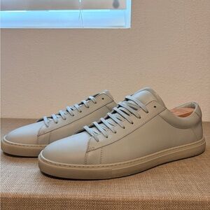 Oliver Cabell Gray Leather Sneakers